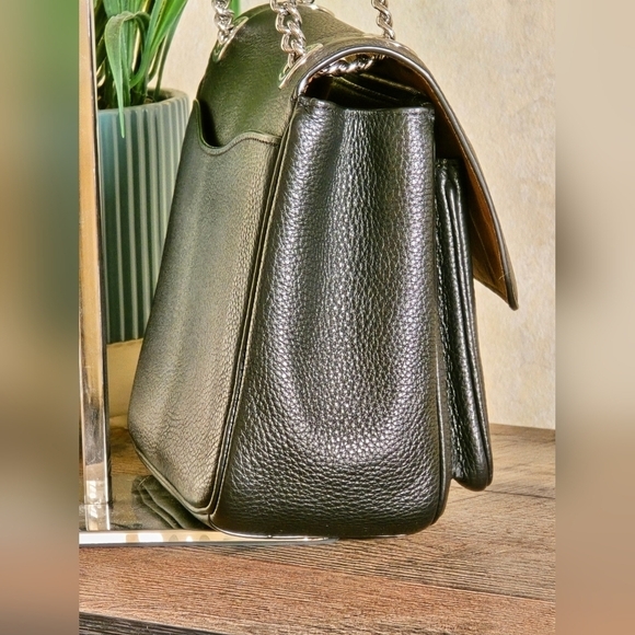 Coach Black Pebble Leather Klare 25 Crossbody Bag - Picture 6 of 10